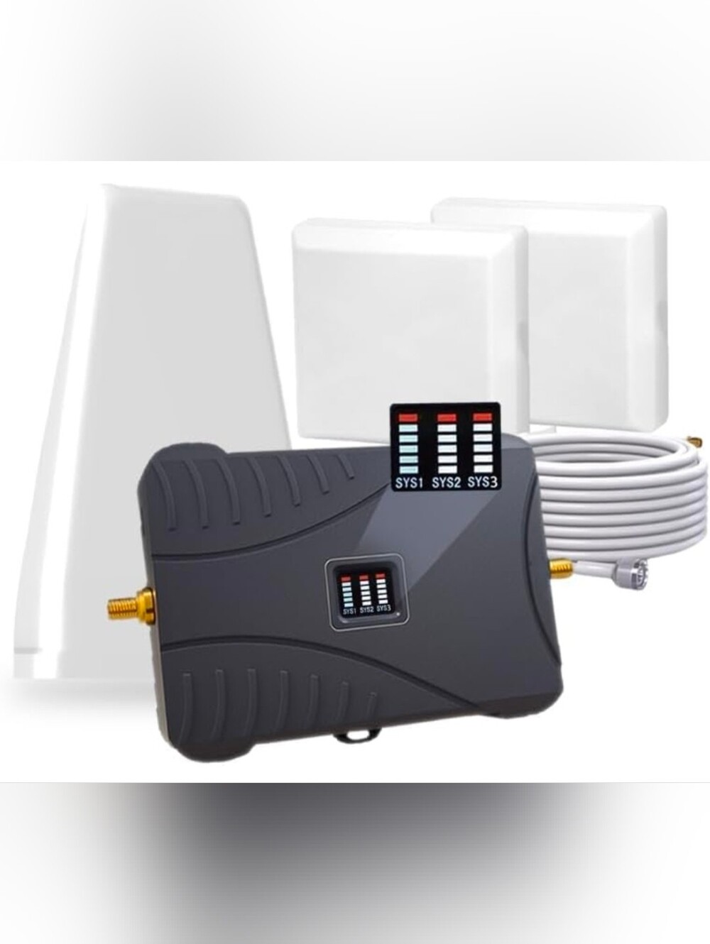 Cell Phone Booster for Home & Multi-Room, Up to 7000 Sq.Ft, Cell Phone Signal Bo